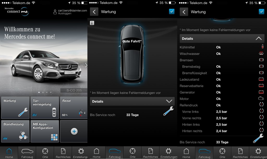 Mercedes Me Fahrzeugstatus Wird Nicht Angezeigt