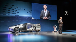 World premiere of the Mercedes-Benz F 015 Luxury in Motion at the CES, Las Vegas 2015 Weltpremiere des Mercedes-Benz F 015 Luxury in Motion auf der CES, Las Vegas 2015